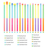 Pincel de maquillaje Pelos sintéticos