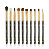 Gótico - Goth 10 Piezas de ojos cepillo del maquillaje de brochas docolor