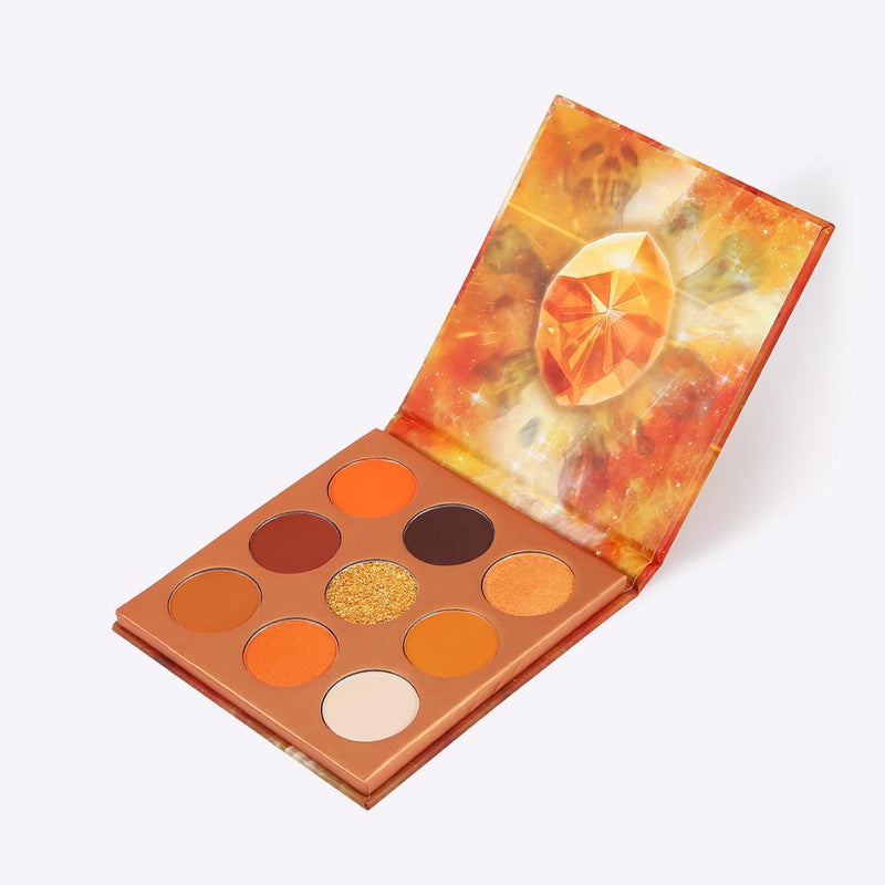 docolor paleta, Gemstone Collection - 9 colores paletas de sombras (SOUL)-Serie NARANJA