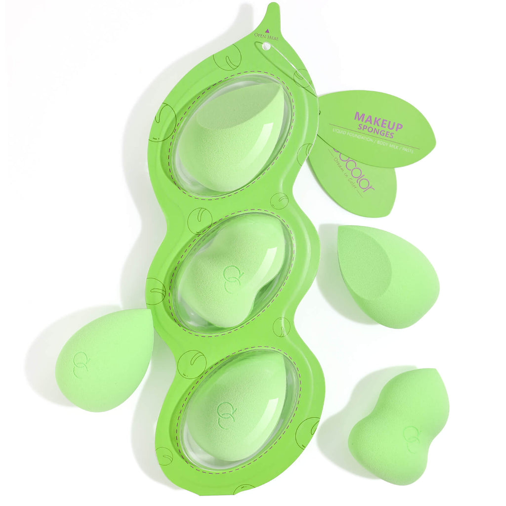 Pea Pod 3pc Makeup Sponge Set
