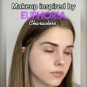 Maquillaje inspirado en los personajes de Euphoria