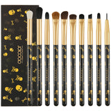Gótico - Goth 10 Piezas de ojos cepillo del maquillaje de brochas docolor