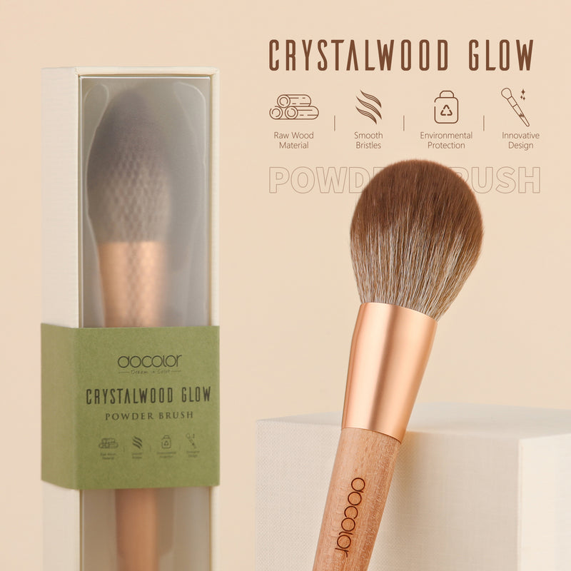 Brocha para polvos Crystalwood Glow