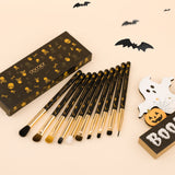 Gótico - Goth 10 Piezas de ojos cepillo del maquillaje de brochas docolor