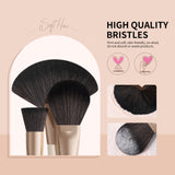Juego de 30 pinceles para rostro y ojos Docolor Luxury Pro Artistry