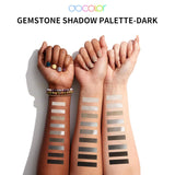Paleta de sombras de ojos de 72 colores con piedras preciosas (8 paletas)