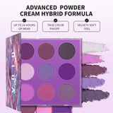 Paleta de sombras de ojos Royal Amethyst de 9 colores (VOID)