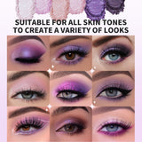 Paleta de sombras de ojos Royal Amethyst de 9 colores (VOID)