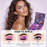 Paleta de sombras de ojos Royal Amethyst de 9 colores (VOID)