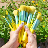 Lemon-Juego de brochas de maquillaje de 13 piezas