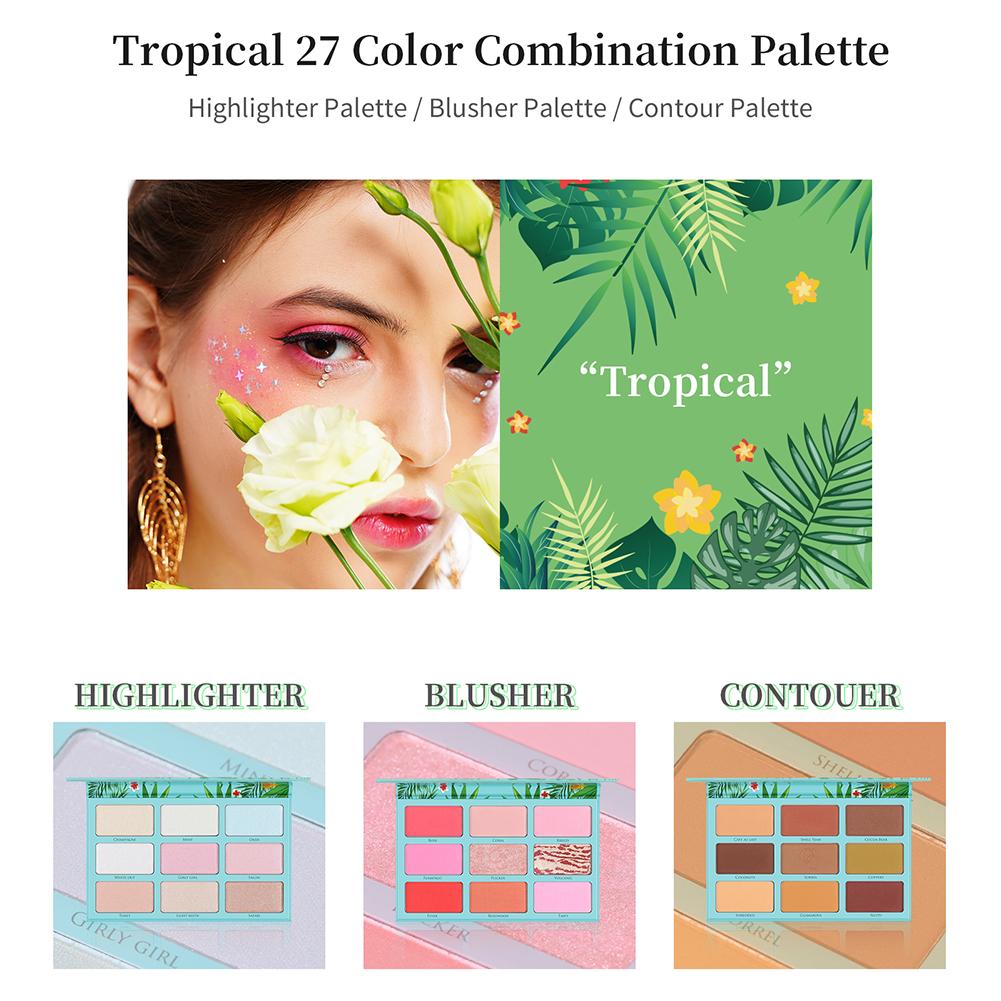 Paleta de combinación de 27 colores Tropical