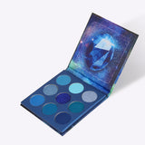 Gemstone Collection - 9 colores paletas de sombras (SPACE)-Serie AZUL