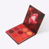 Gemstone Collection - 9 colores paletas de sombras (REALITY)-Serie ROJO
