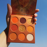 paleta de sombras de ojos docolor orange gemstone collection